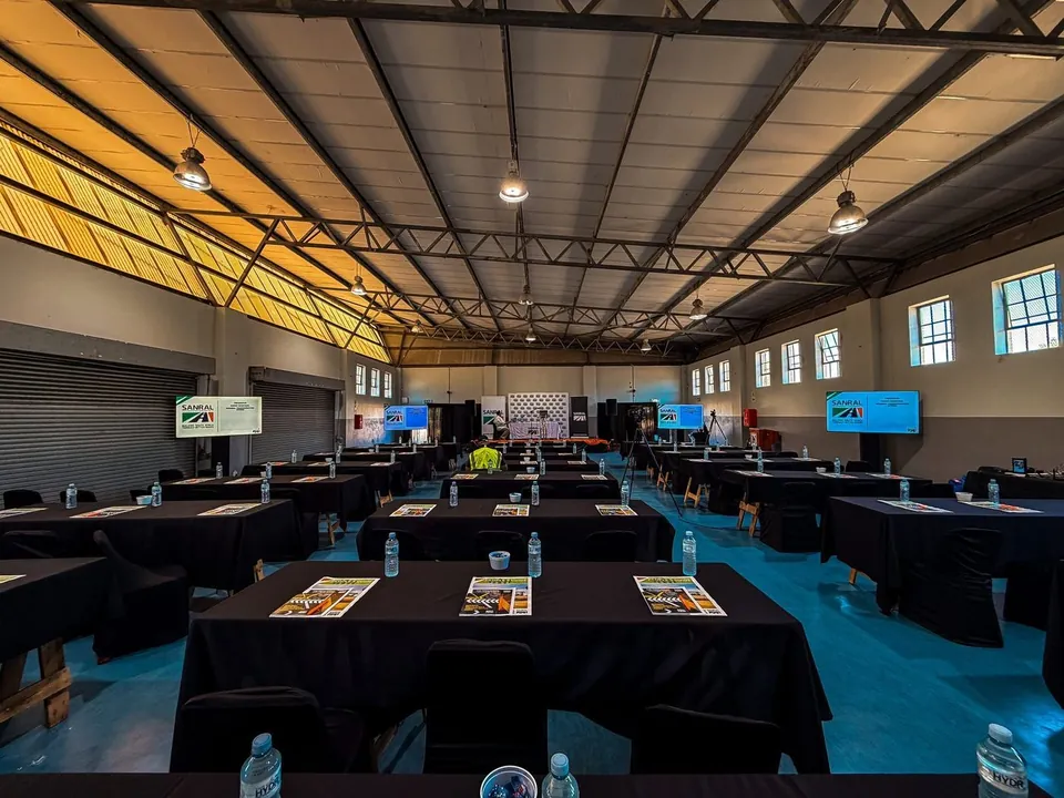 Conference floor setup